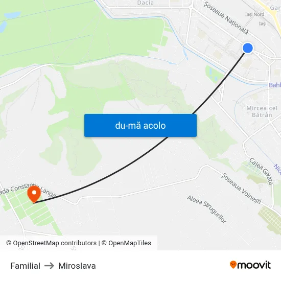 Harta de Familial către Miroslava