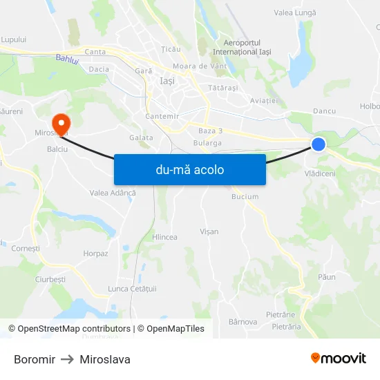 Harta de Boromir către Miroslava