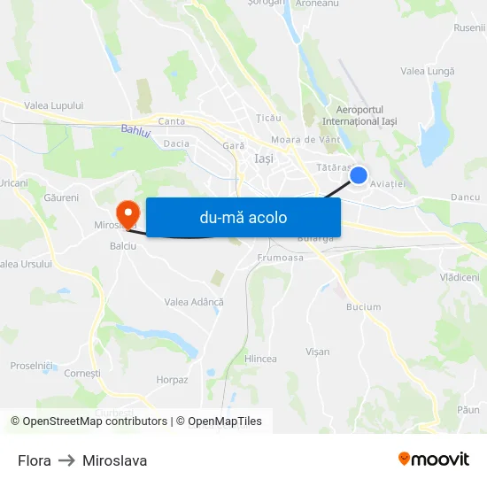 Harta de Flora către Miroslava