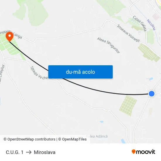 Harta de C.U.G. 1 către Miroslava