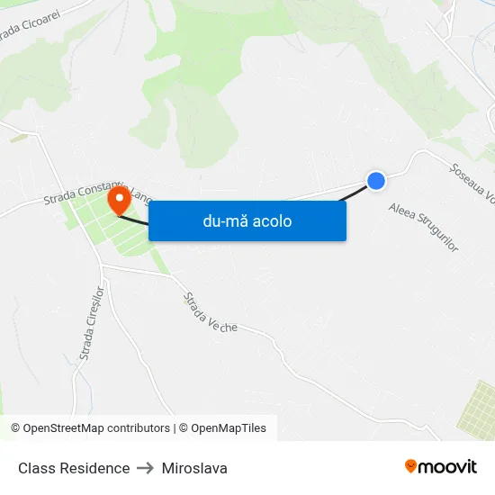 Harta de Class Residence către Miroslava