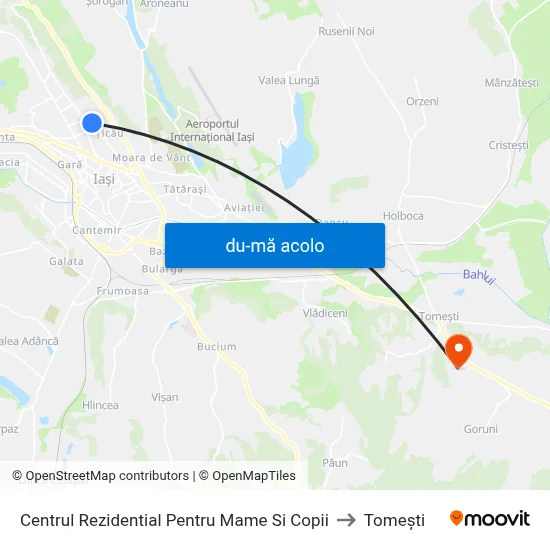 Harta de Centrul Rezidential Pentru Mame Si Copii către Tomeşti