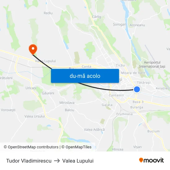 Harta de Tudor Vladimirescu către Valea Lupului