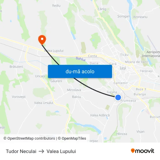Harta de Tudor Neculai către Valea Lupului