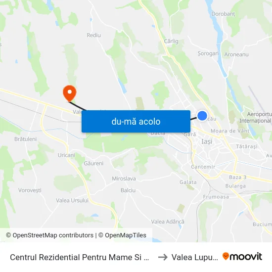 Harta de Centrul Rezidential Pentru Mame Si Copii către Valea Lupului