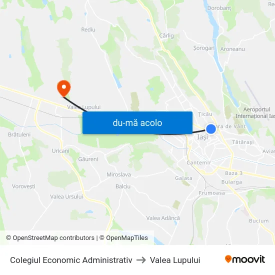 Harta de Colegiul Economic Administrativ către Valea Lupului