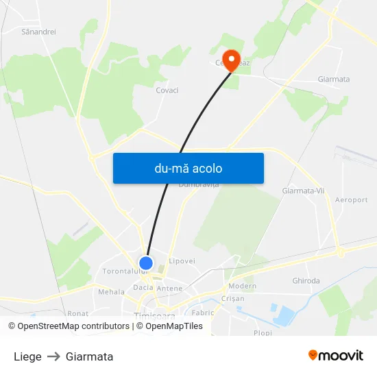 Harta de Liege către Giarmata