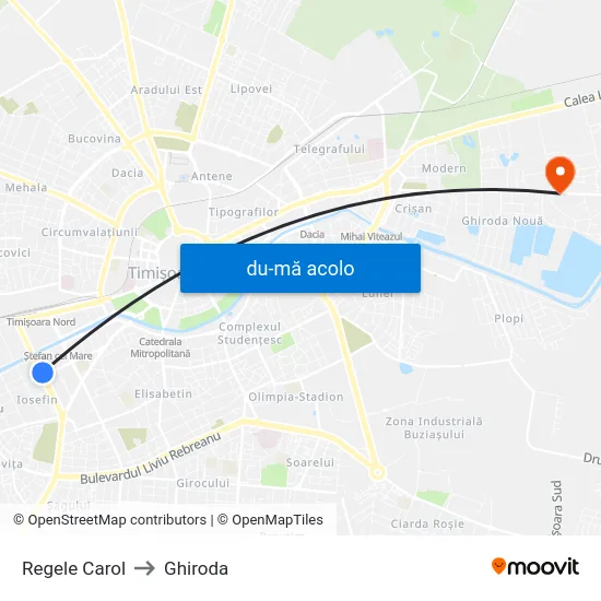 Harta de Regele Carol către Ghiroda