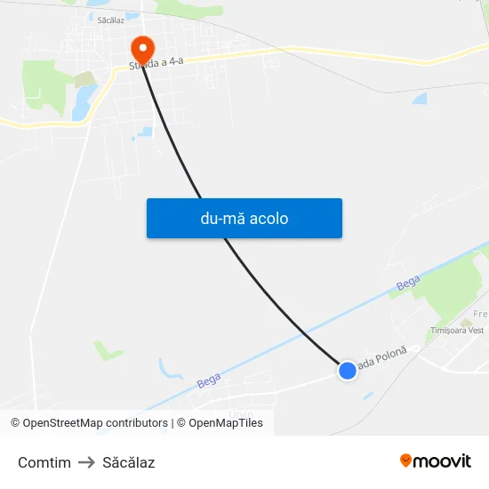 Harta de Comtim către Săcălaz