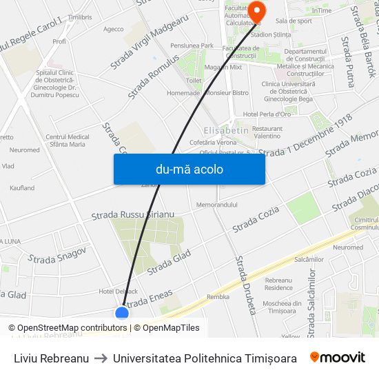 Harta de Liviu Rebreanu către Universitatea Politehnica Timișoara