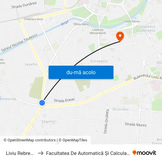 Harta de Liviu Rebreanu către Facultatea De Automatică Și Calculatoare