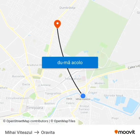 Harta de Mihai Viteazul către Oravita