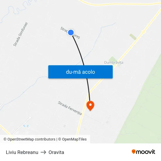 Harta de Liviu Rebreanu către Oravita