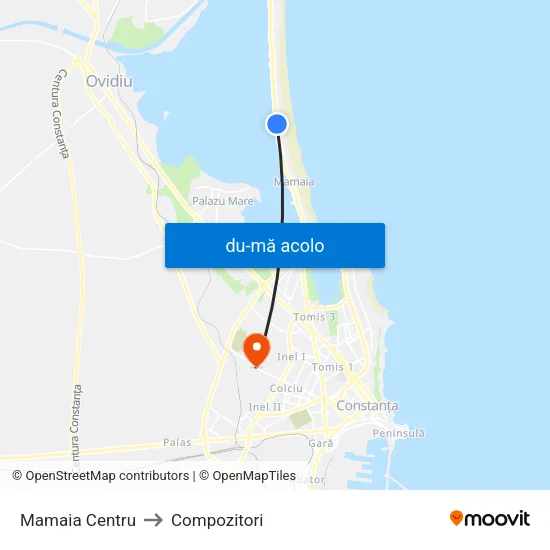 Harta de Mamaia Centru către Compozitori