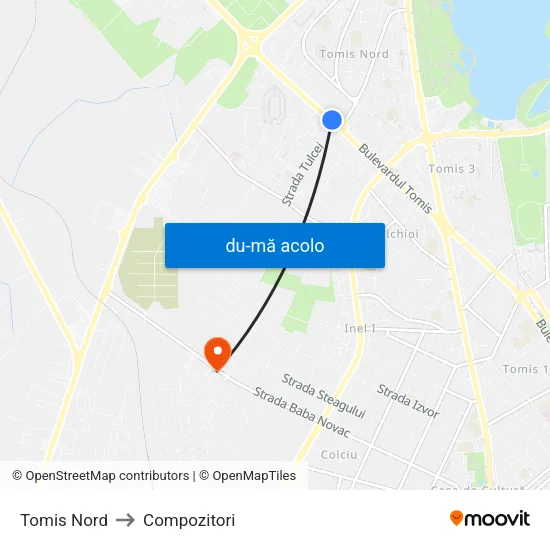 Harta de Tomis Nord către Compozitori