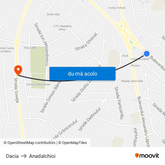 Harta de Dacia către Anadalchioi