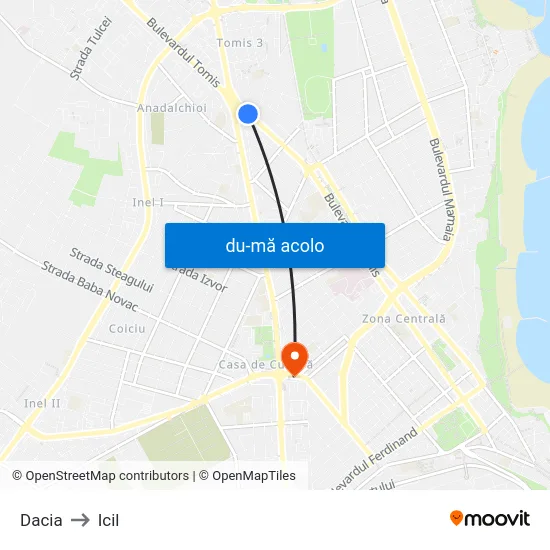 Harta de Dacia către Icil