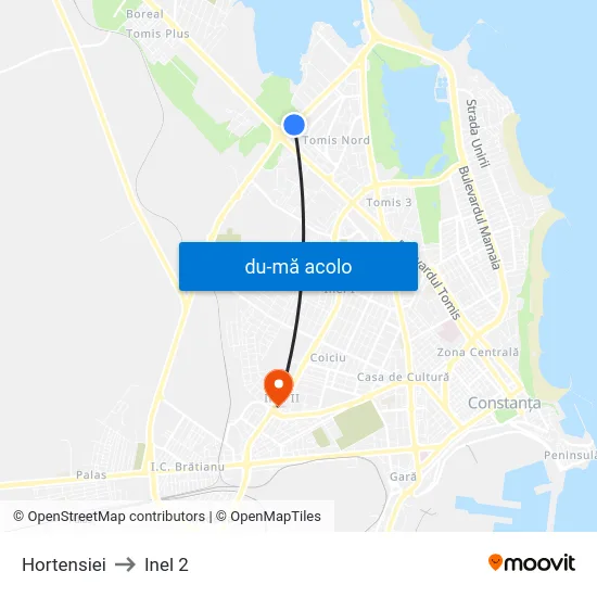 Harta de Hortensiei către Inel 2