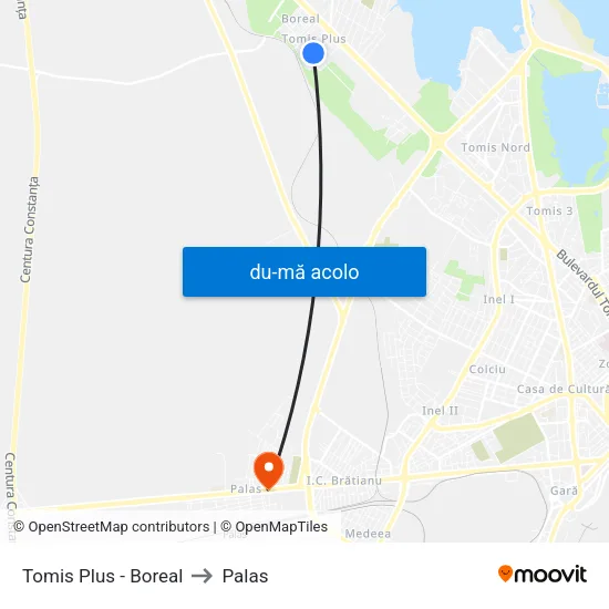 Harta de Tomis Plus - Boreal către Palas
