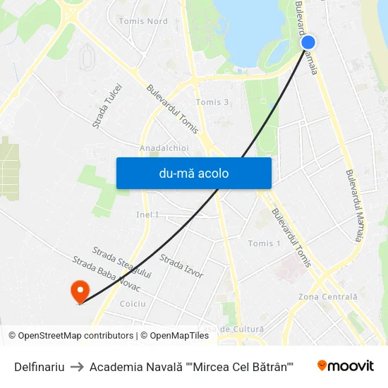 Harta de Delfinariu către Academia Navală ""Mircea Cel Bătrân""