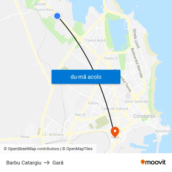 Harta de Barbu Catargiu către Gară