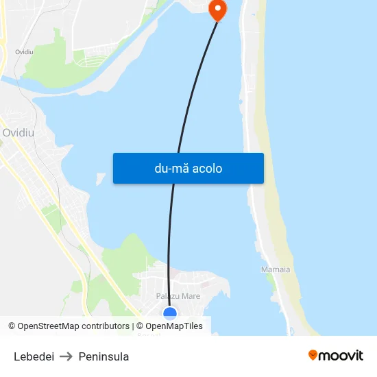 Harta de Lebedei către Peninsula