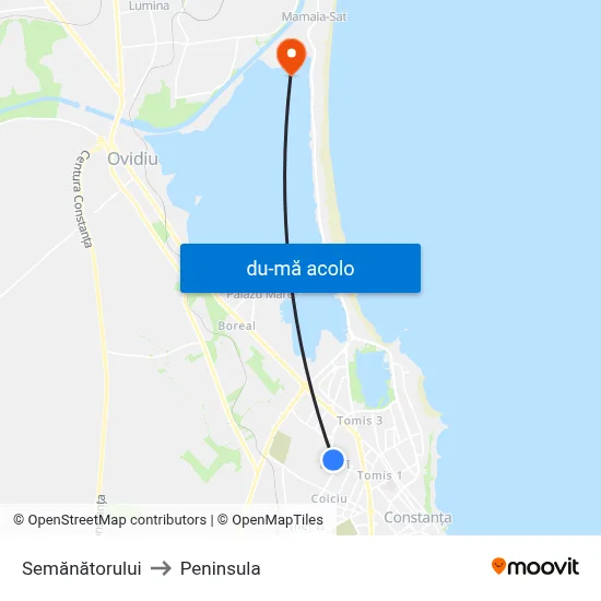 Harta de Semănătorului către Peninsula