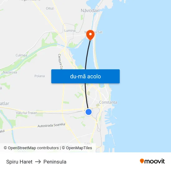 Harta de Spiru Haret către Peninsula