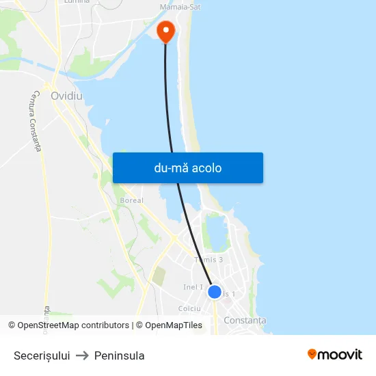 Harta de Secerișului către Peninsula