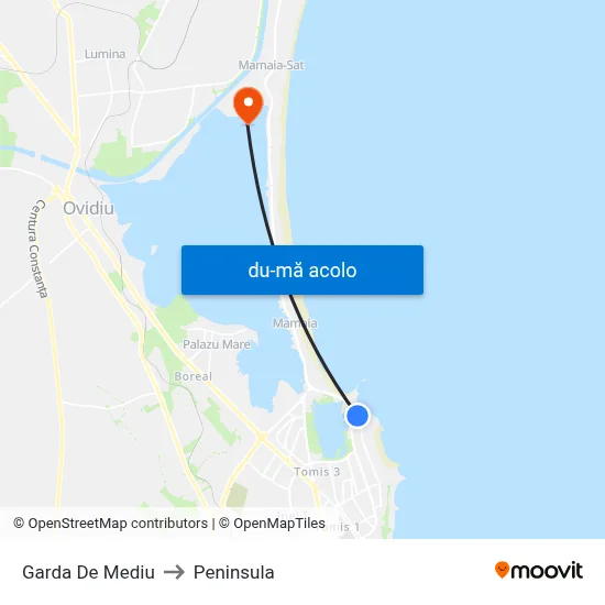 Harta de Garda De Mediu către Peninsula