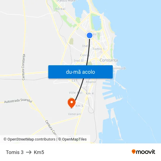 Harta de Tomis 3 către Km5