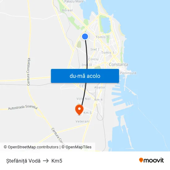 Harta de Ștefăniță Vodă către Km5