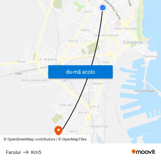 Harta de Farului către Km5