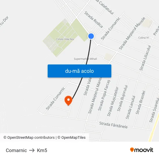 Harta de Comarnic către Km5