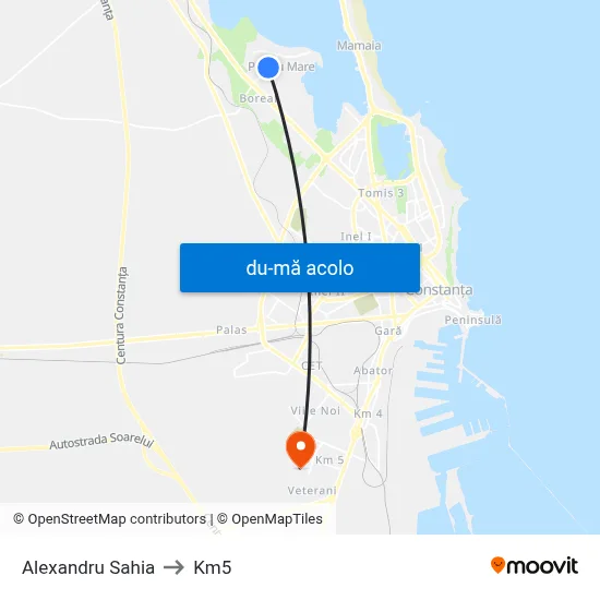 Harta de Alexandru Sahia către Km5