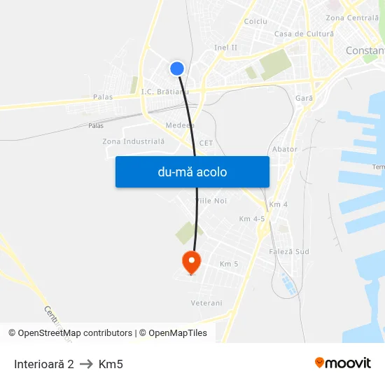 Harta de Interioară 2 către Km5