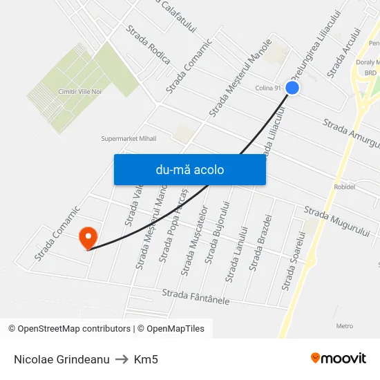 Harta de Nicolae Grindeanu către Km5