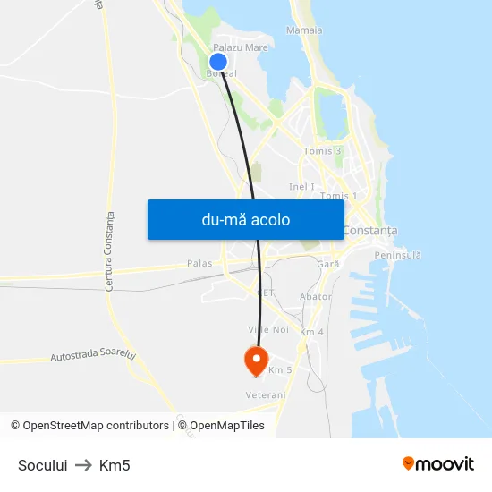 Harta de Socului către Km5