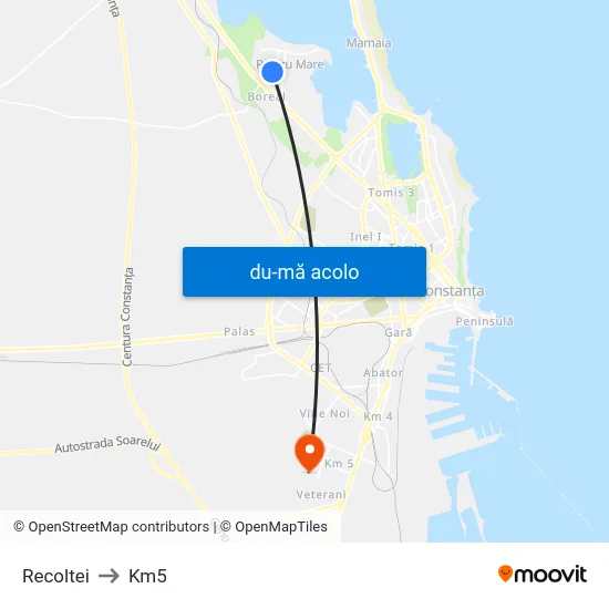 Harta de Recoltei către Km5