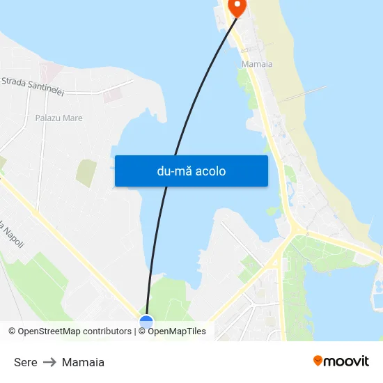 Harta de Sere către Mamaia