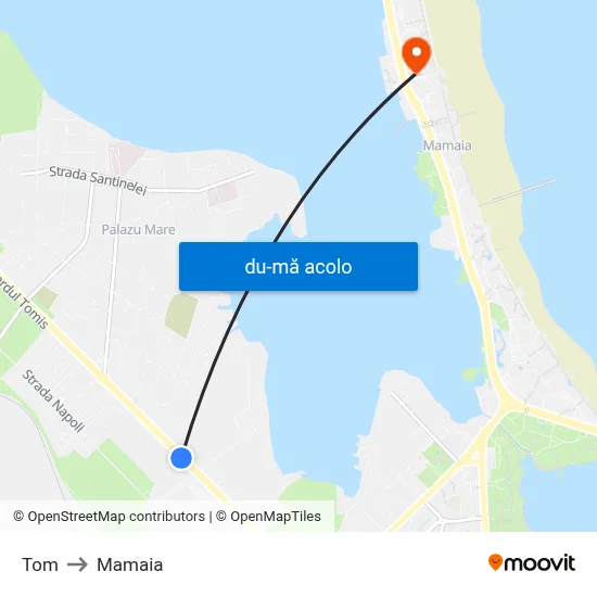 Harta de Tom către Mamaia