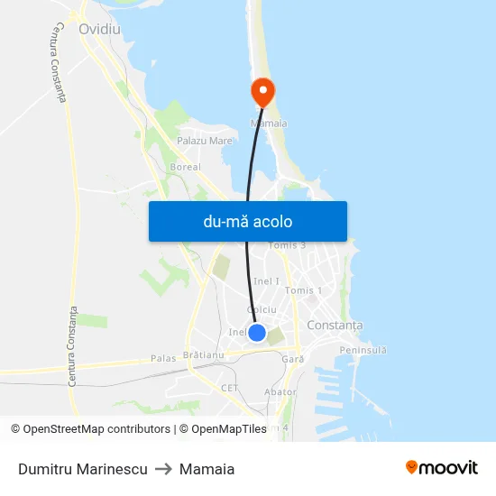 Harta de Dumitru Marinescu către Mamaia