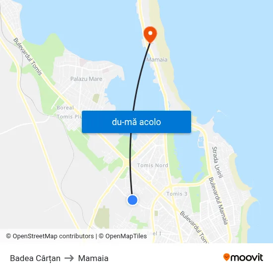 Harta de Badea Cârțan către Mamaia