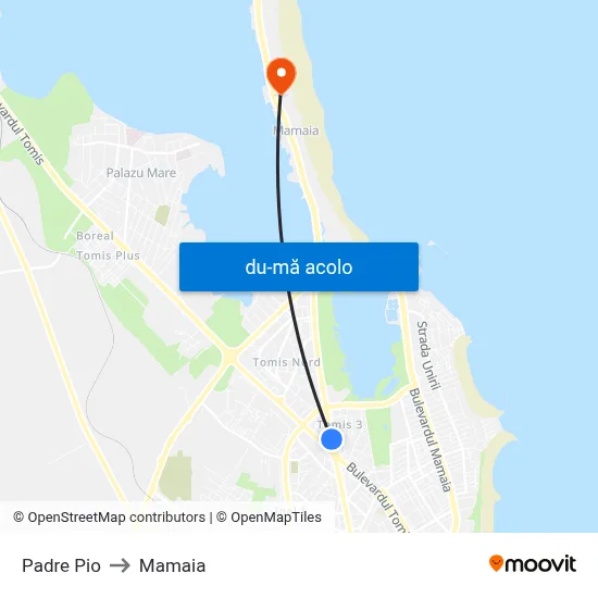 Harta de Padre Pio către Mamaia