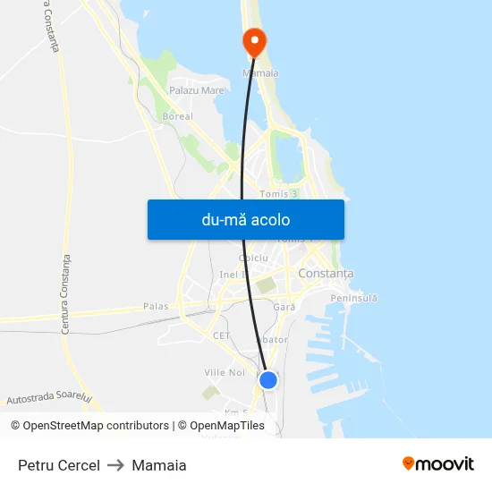 Harta de Petru Cercel către Mamaia