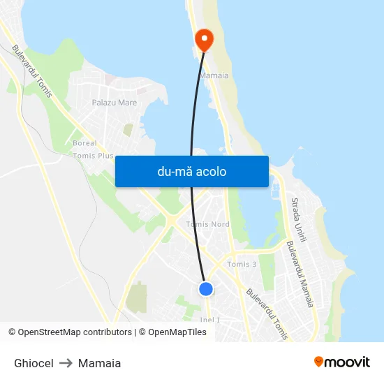 Harta de Ghiocel către Mamaia