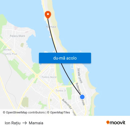 Harta de Ion Rațiu către Mamaia