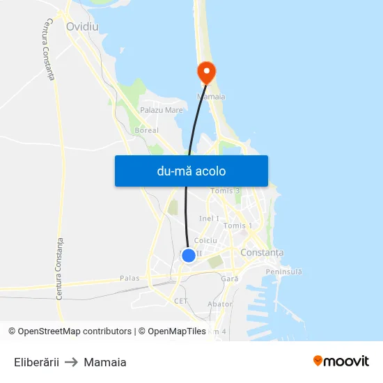 Harta de Eliberării către Mamaia