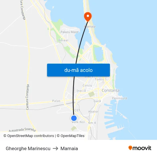 Harta de Gheorghe Marinescu către Mamaia