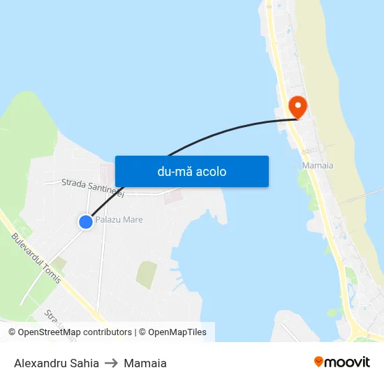 Harta de Alexandru Sahia către Mamaia